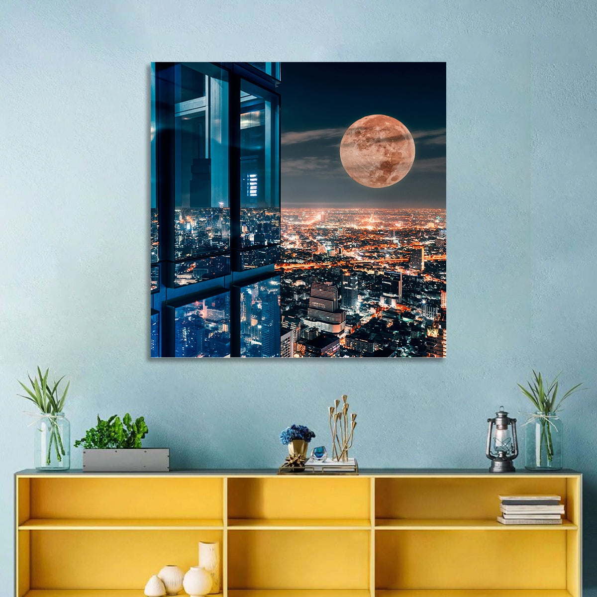 Bangkok Skyscraper Wall Art