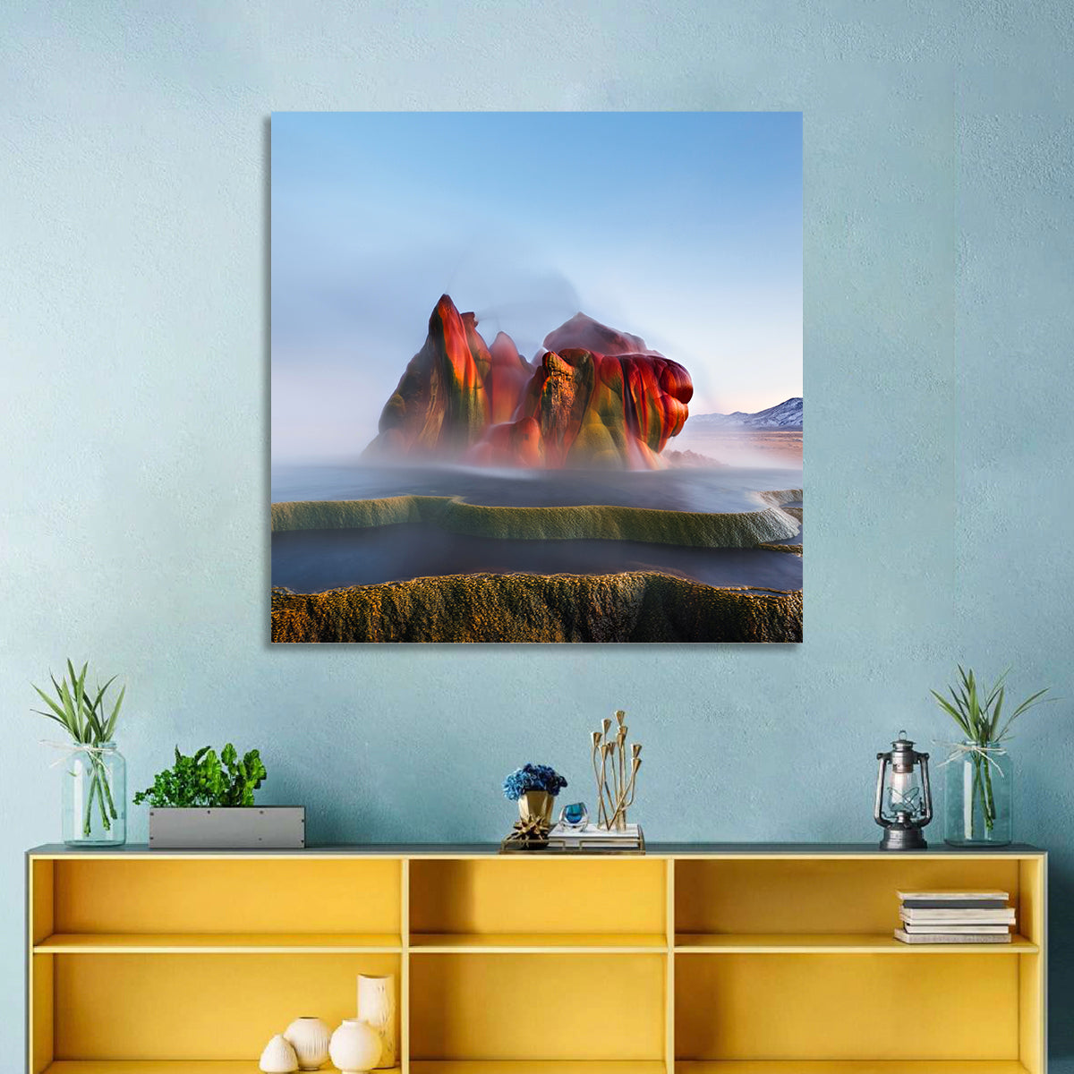 Fly Geyser Nevada Wall Art