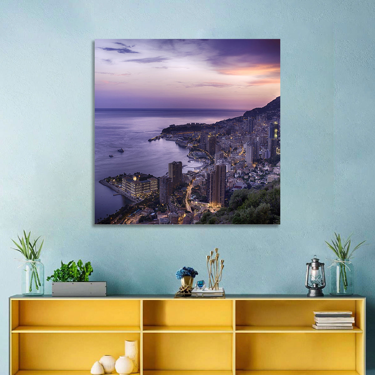 Monte Carlo City Wall Art