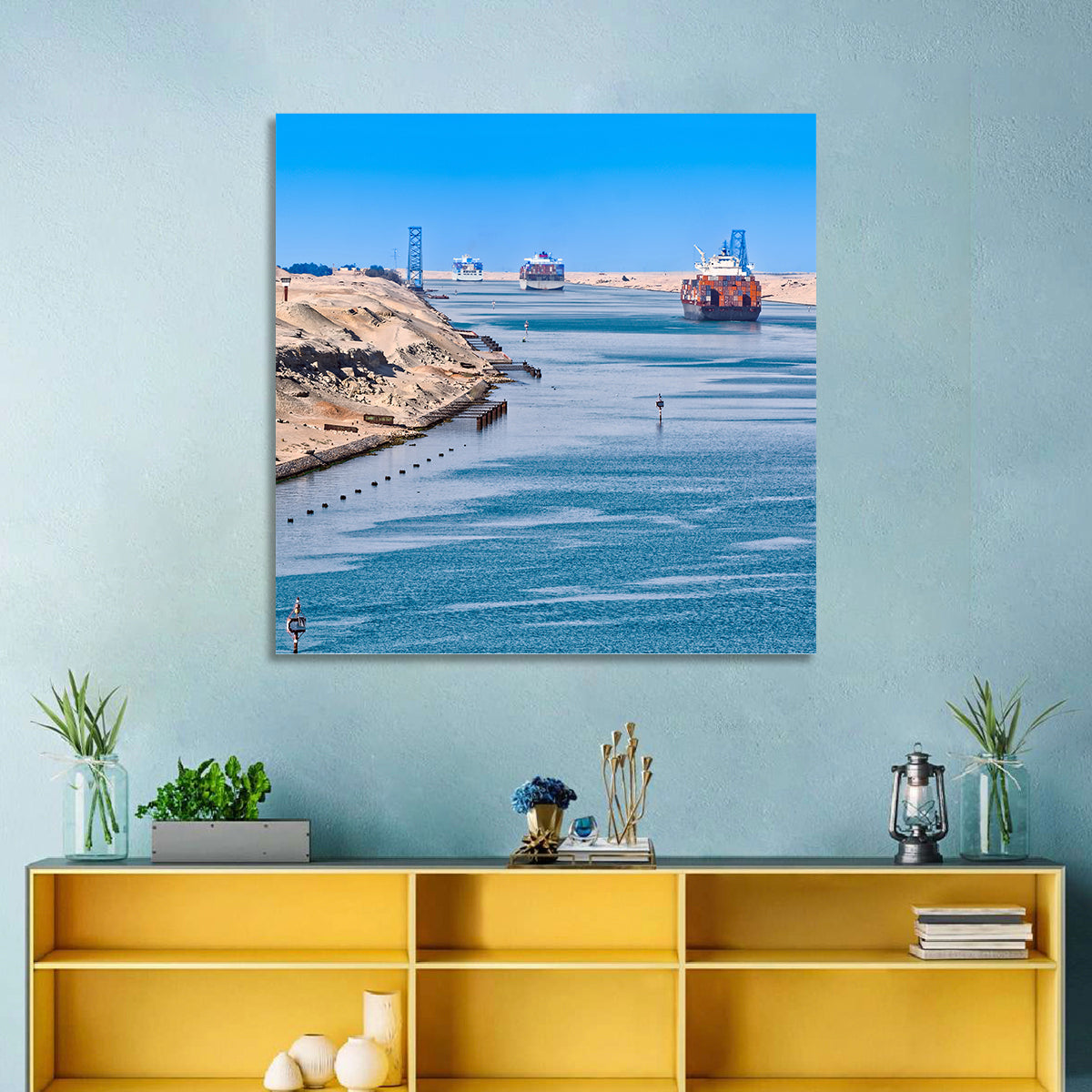 Suez Canal Wall Art