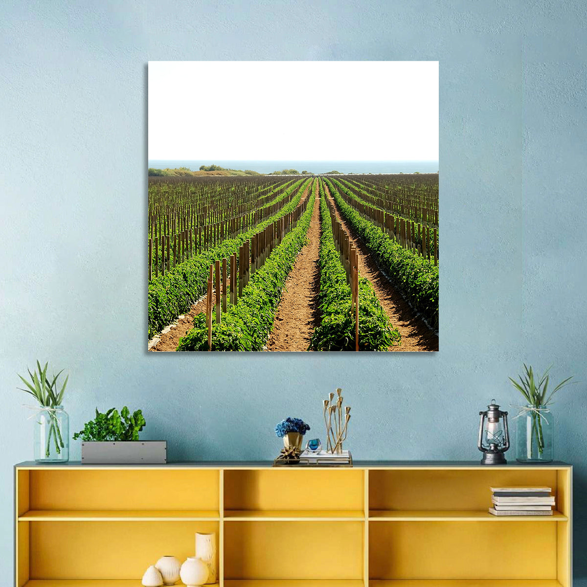 Tomato Fields Wall Art