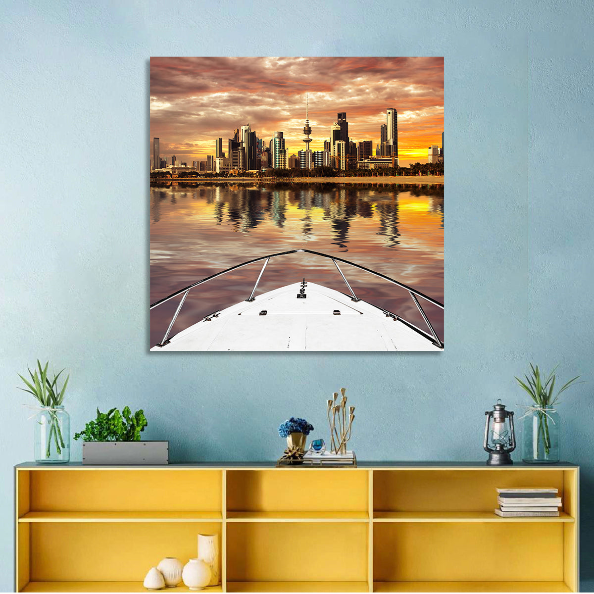 Kuwait Skyline Wall Art