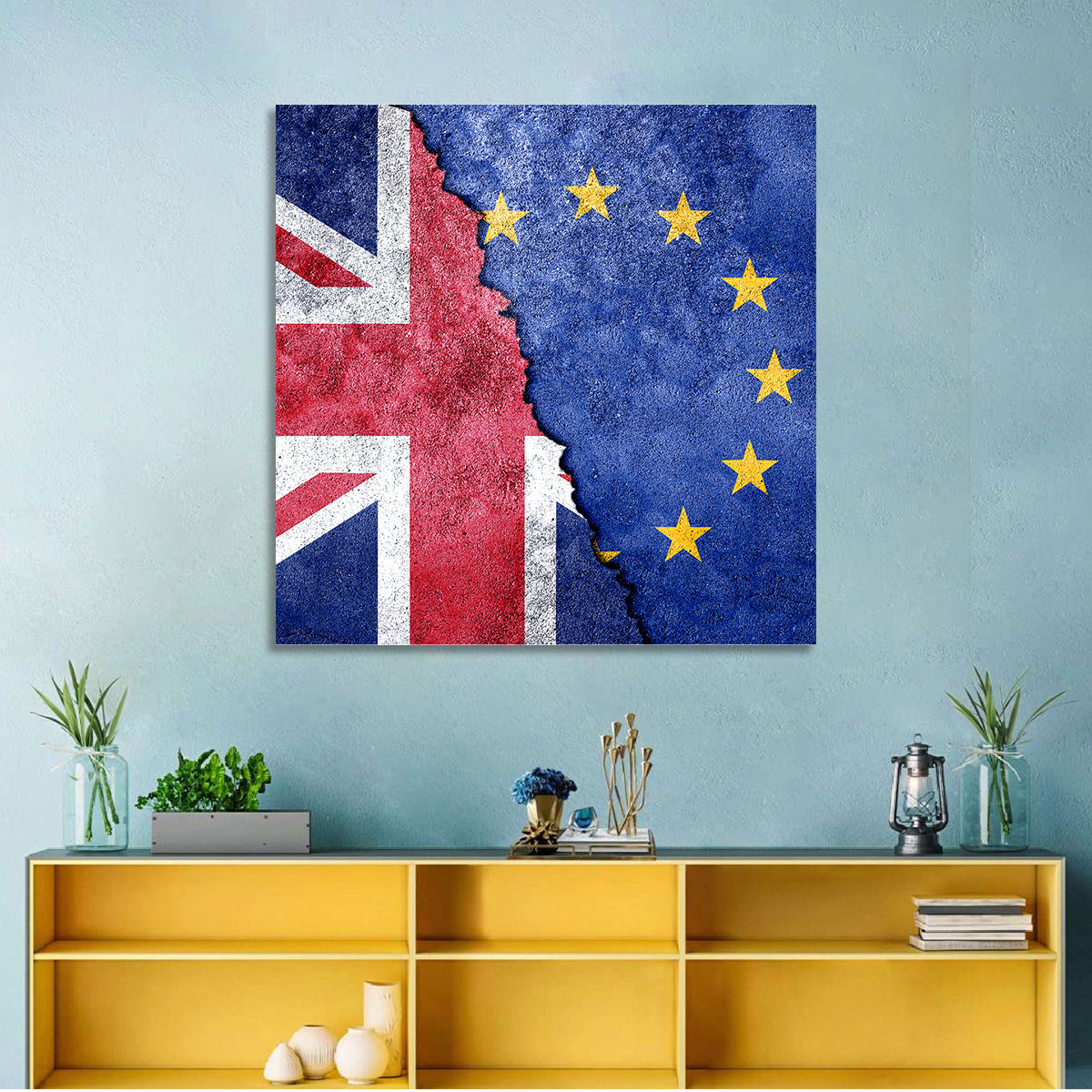 Brexit Flag Wall Art