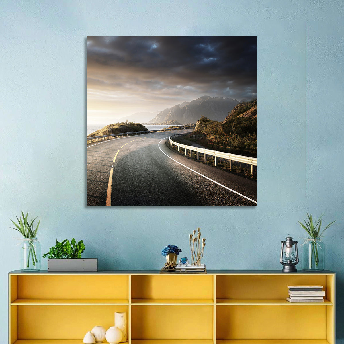 Lofoten Island Road Wall Art