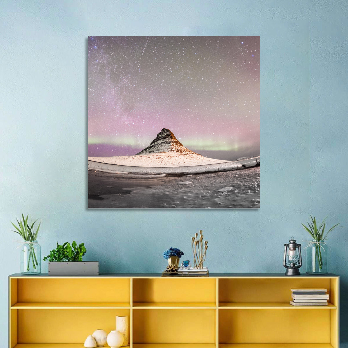 Snowy Kirkjufell Wall Art