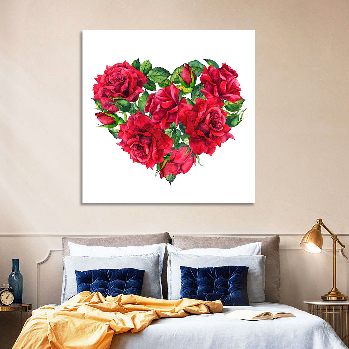 Floral Heart Wall Art
