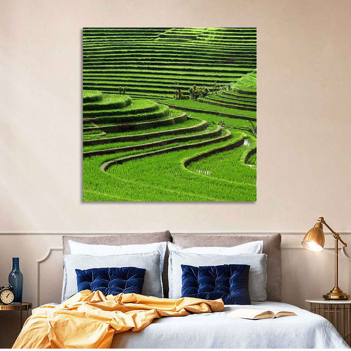 Rice Fields Wall Art