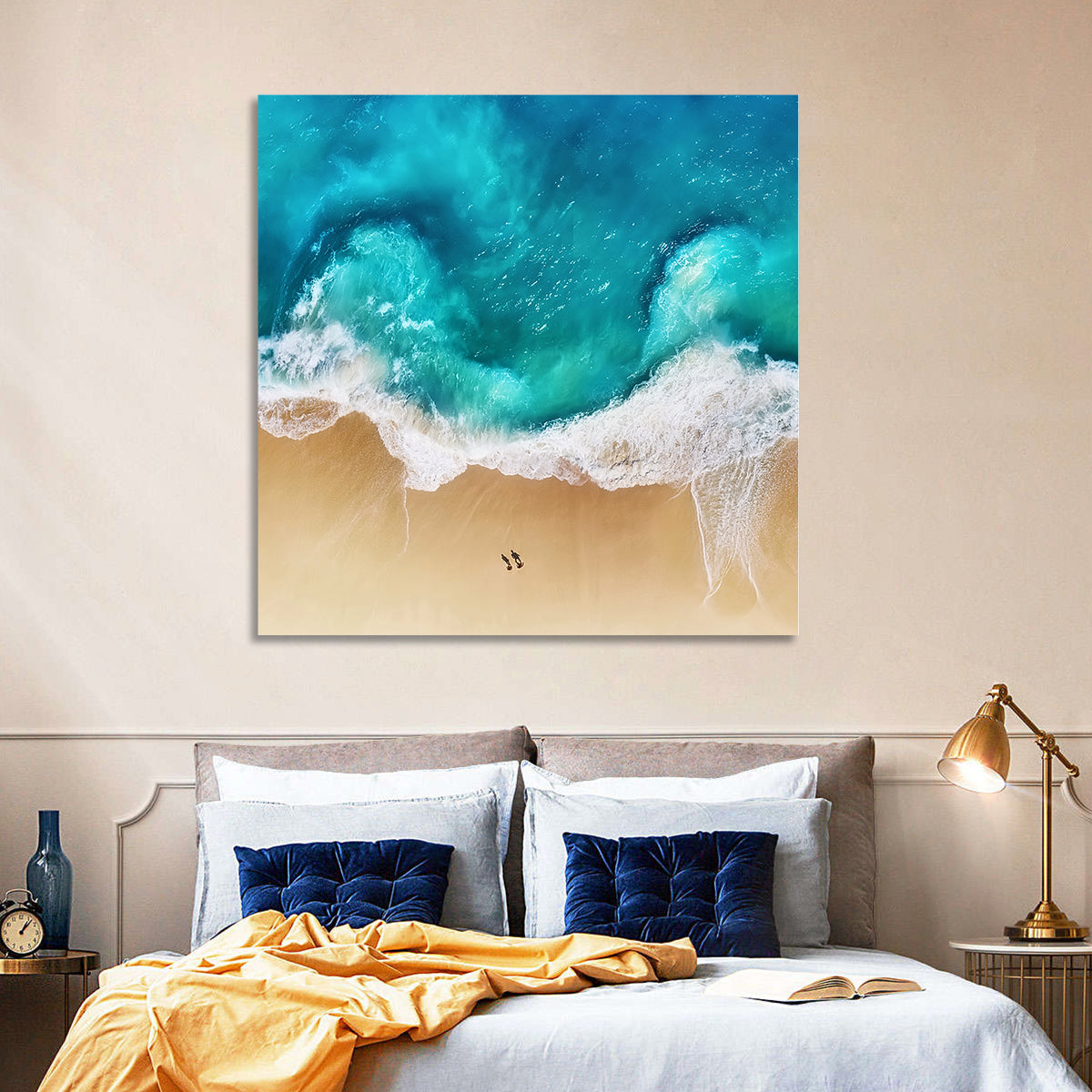 Turquoise Beach Coast Wall Art