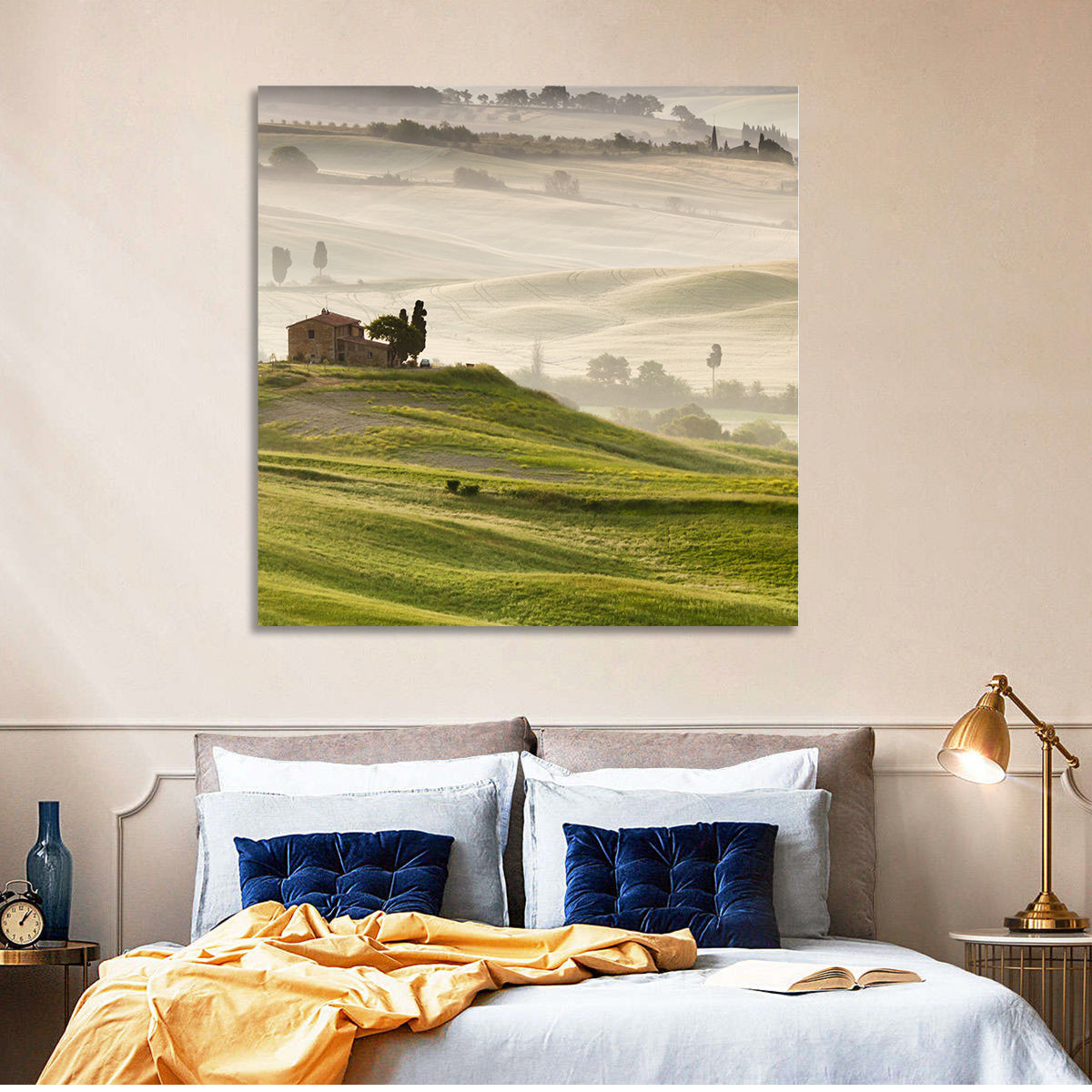 Foggy Tuscany Wall Art