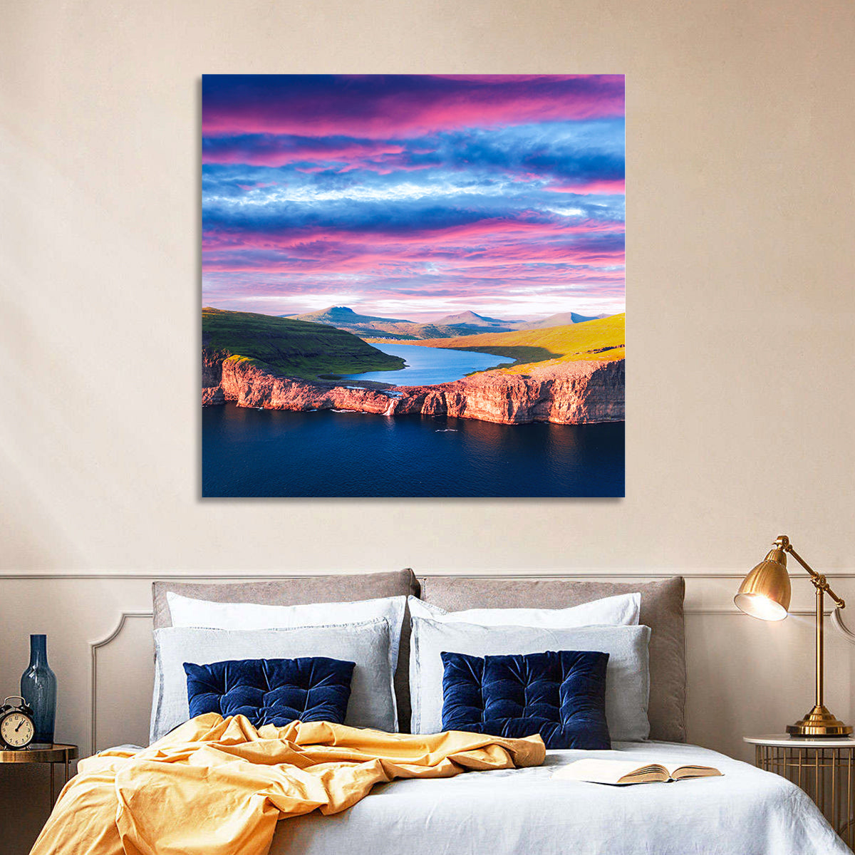 Vagar Island Sunset Wall Art
