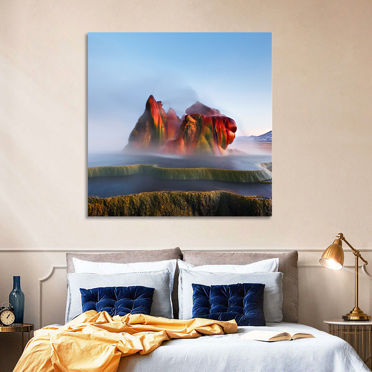 Fly Geyser Nevada Wall Art