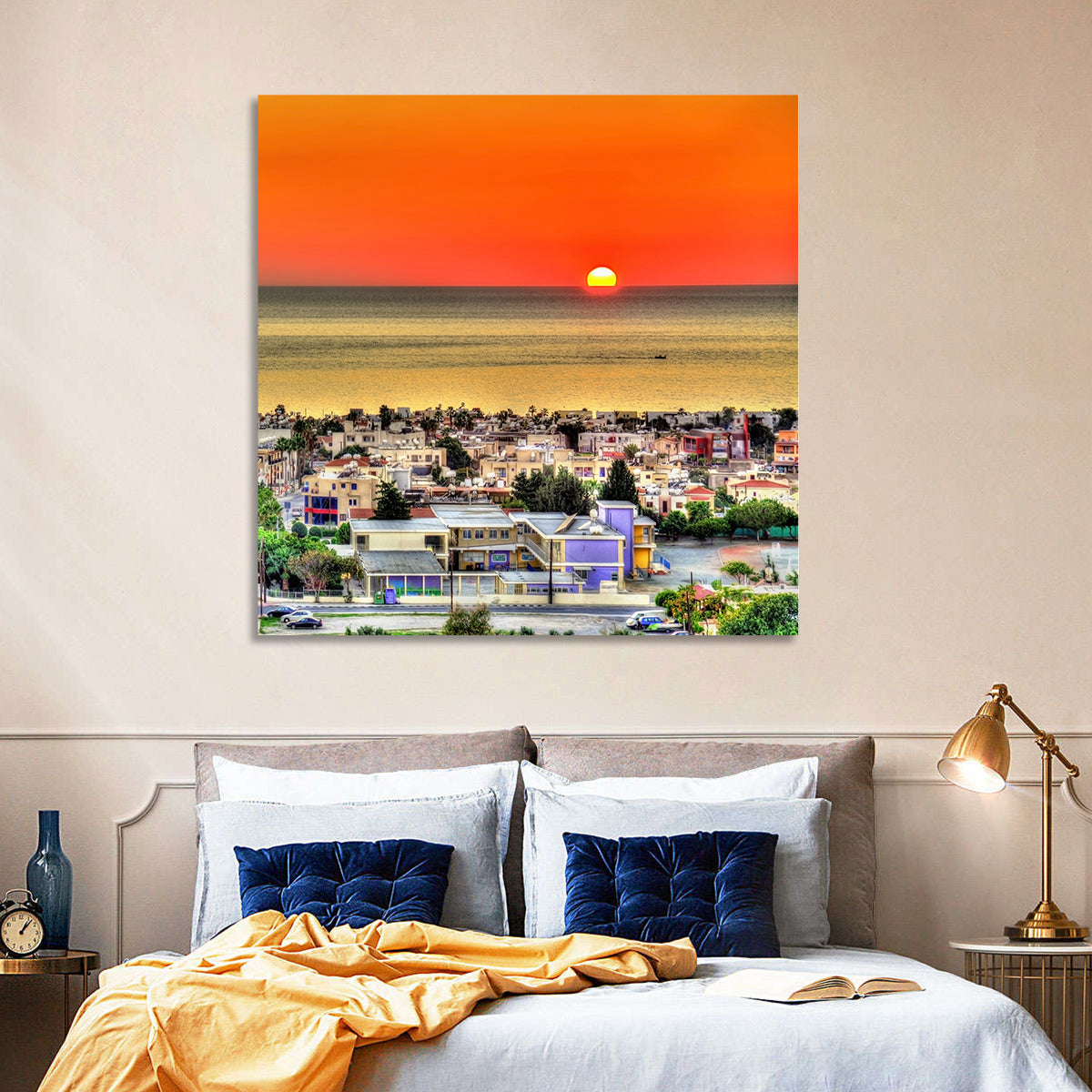 Paphos Sunset Wall Art