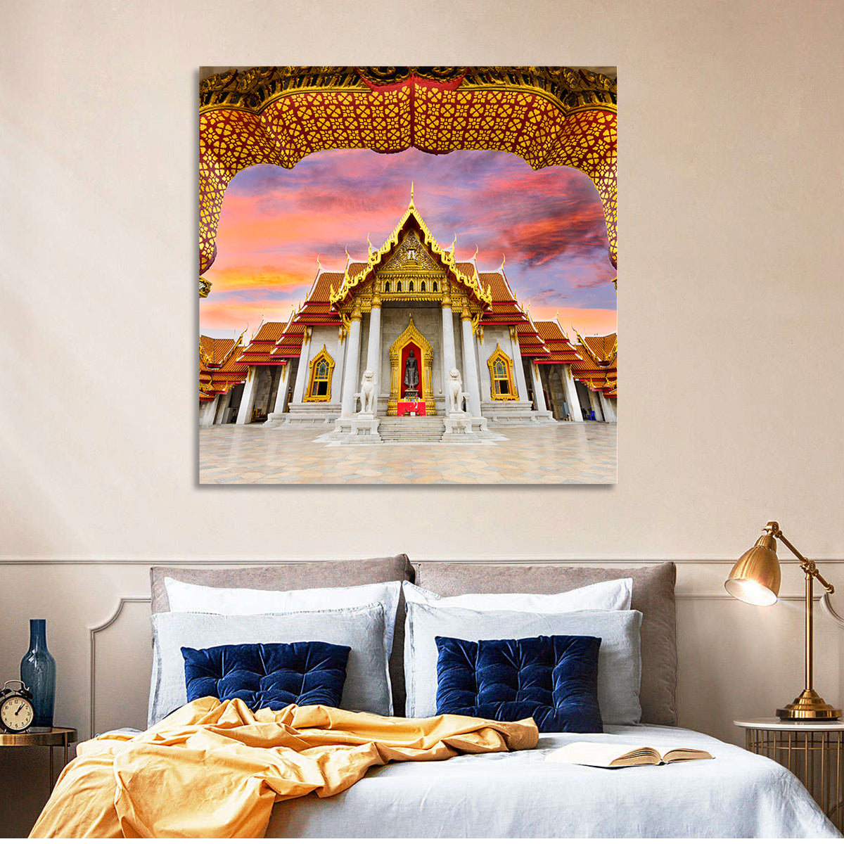 Marble Temple Wall Art