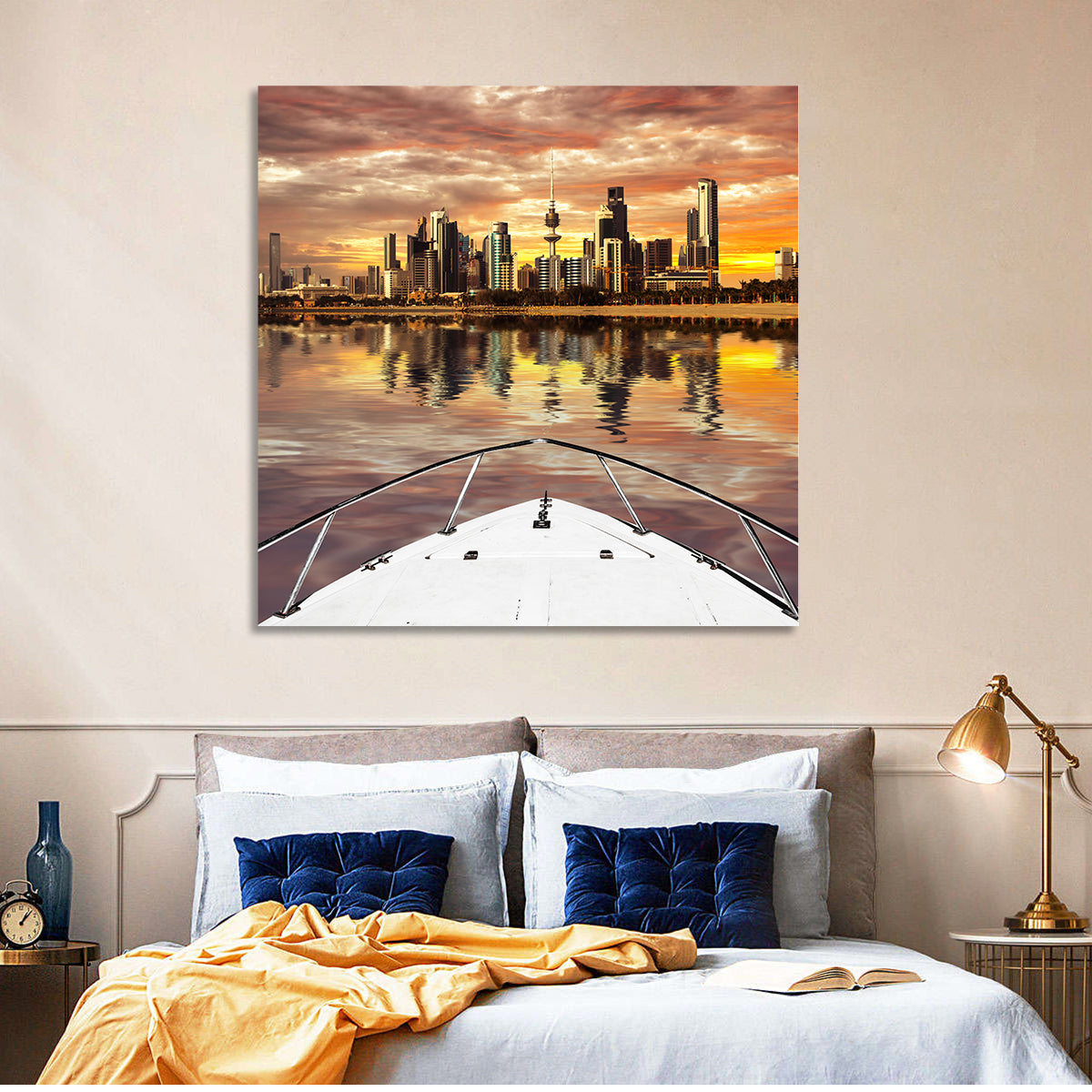 Kuwait Skyline Wall Art