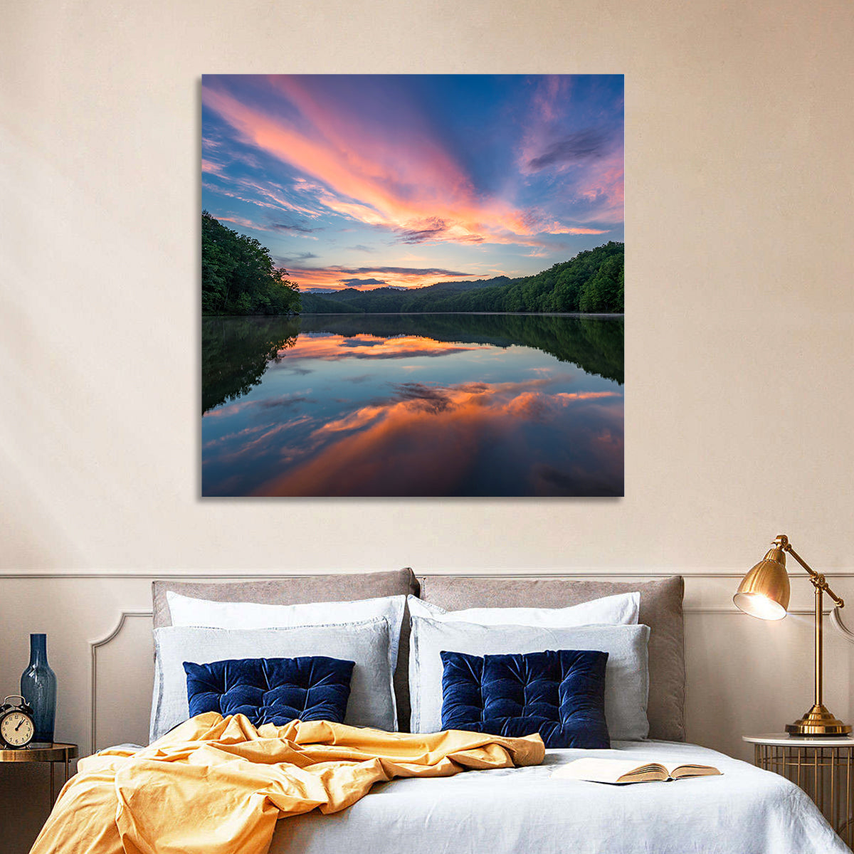 Appalachian Mountains Lake Wall Art