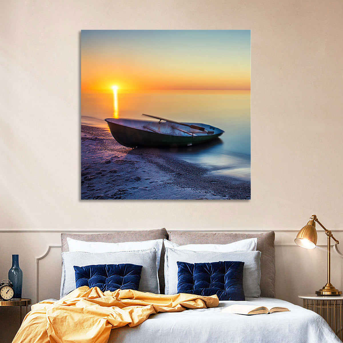 Fishing Boat & Seascape Wall Art