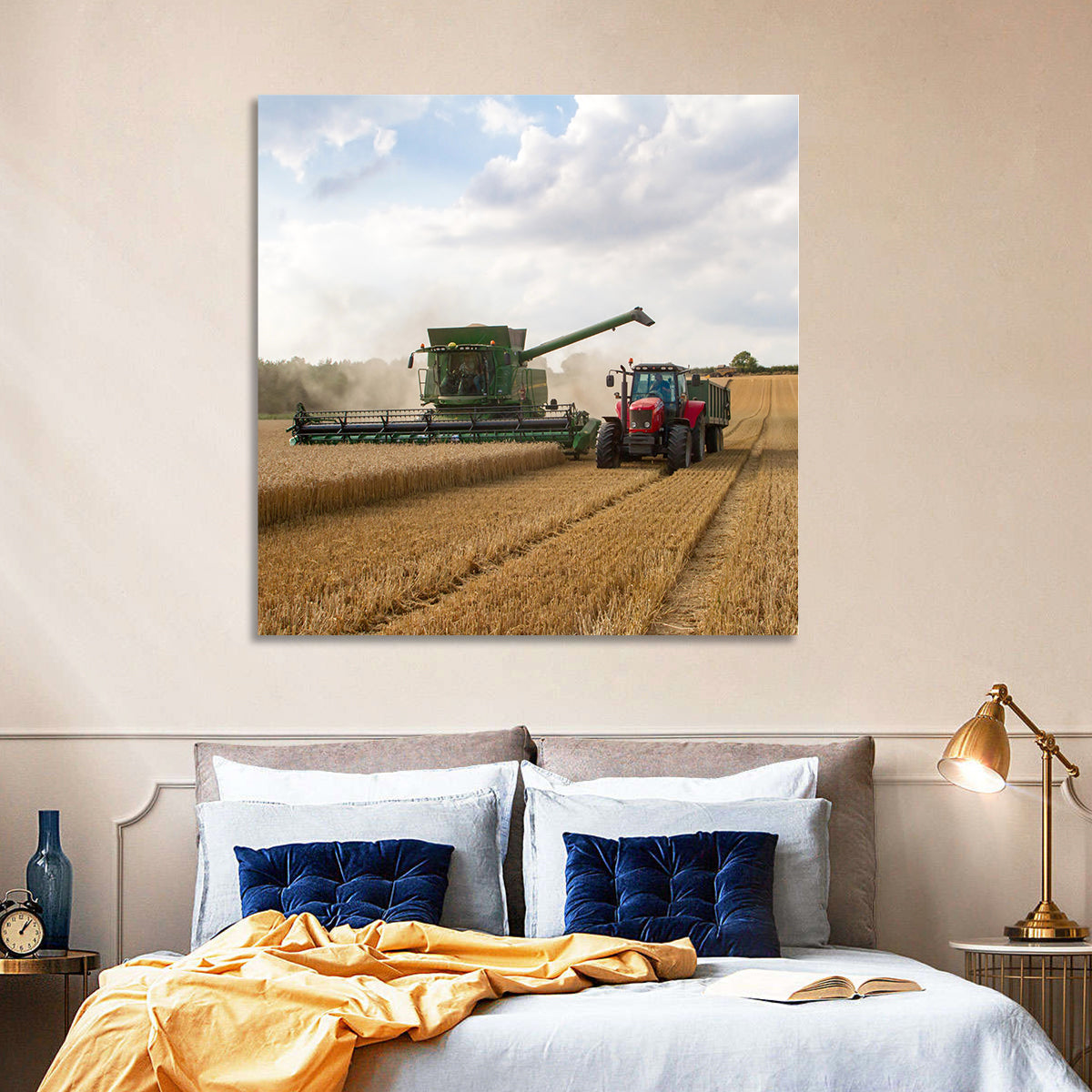 Crop Harvesting Wall Art