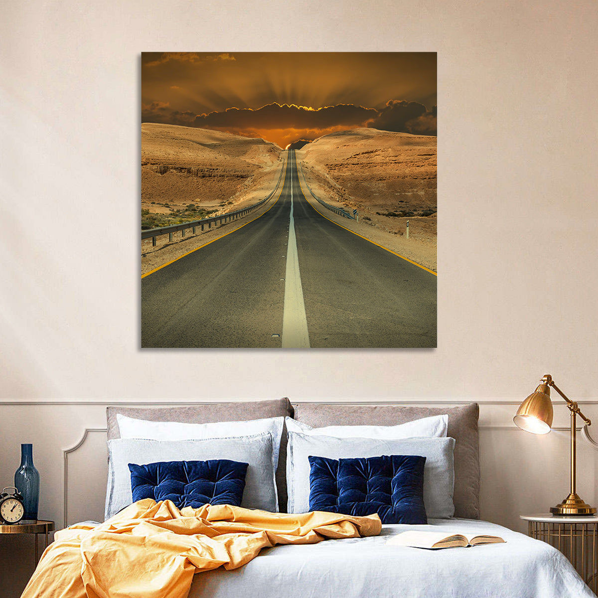 Negev Desert Road Wall Art