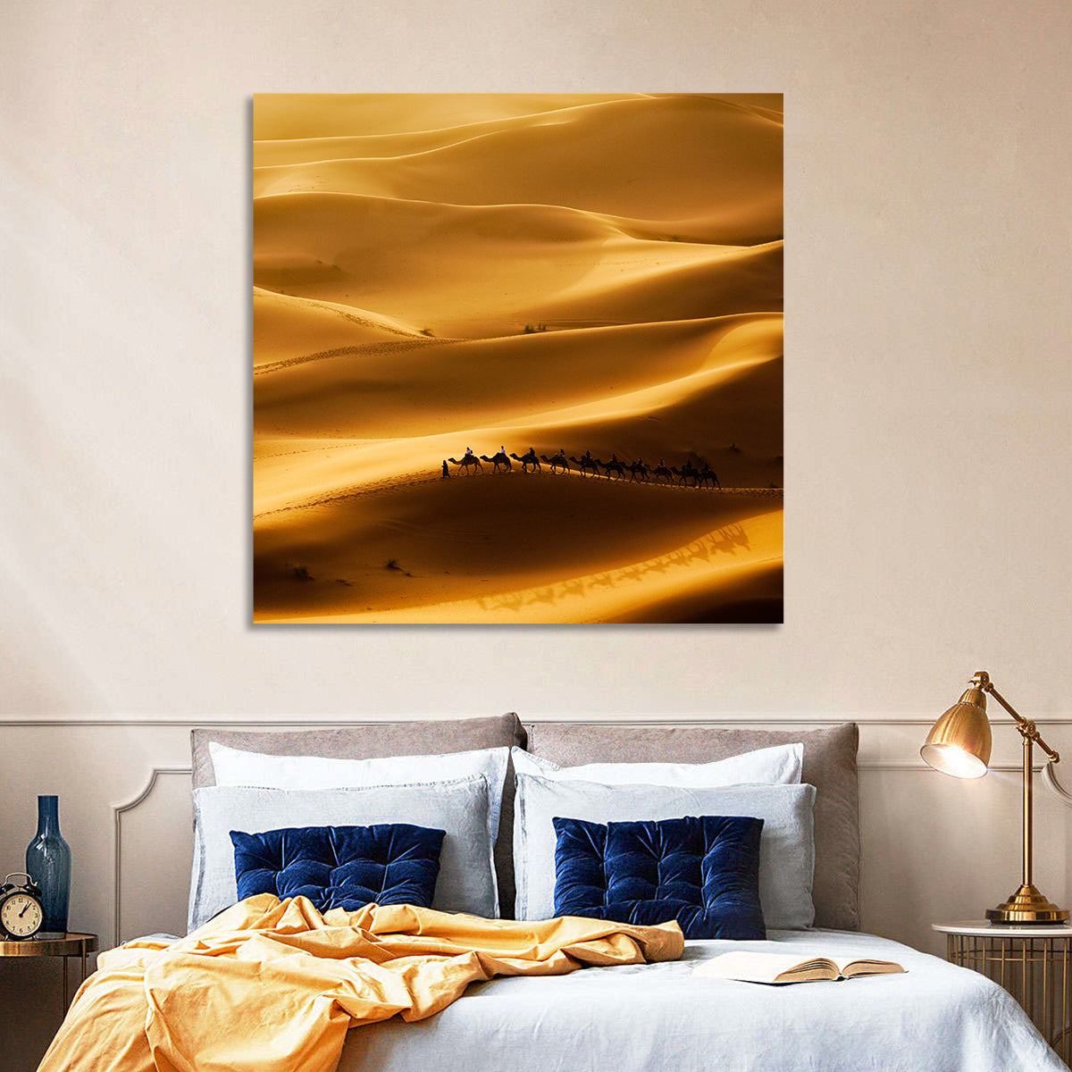 Desert Camel Caravan Wall Art