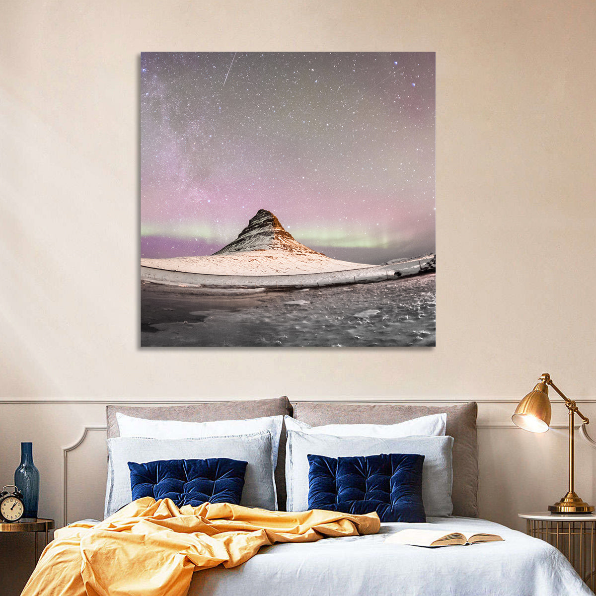 Snowy Kirkjufell Wall Art