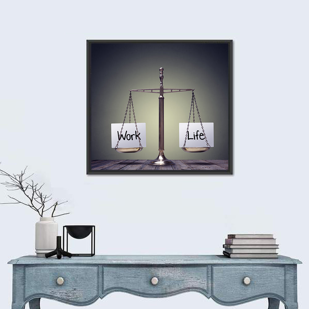 Work Life Balance Wall Art