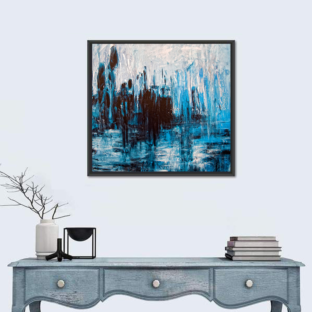 Messy Grunge Artistic Painting Wall Art