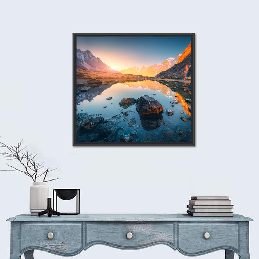 Himalayan Mountains Lake Wall Art