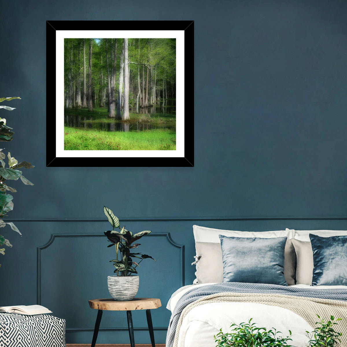 Lush Green Swamp Wall Art