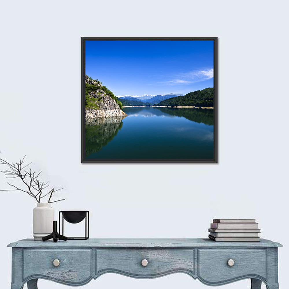 Calm Mountains Lake Wall Art