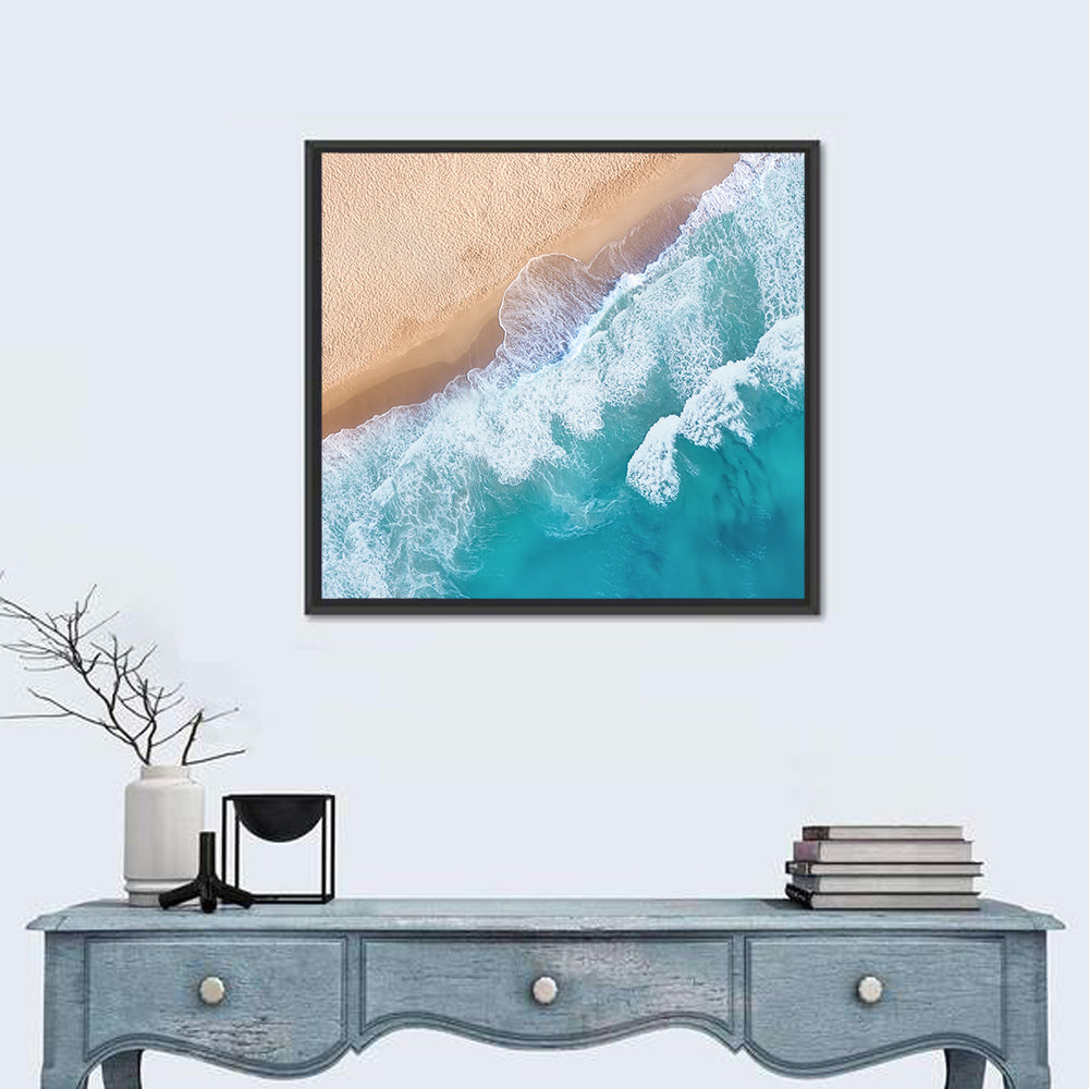 Beach Sea Waves Wall Art