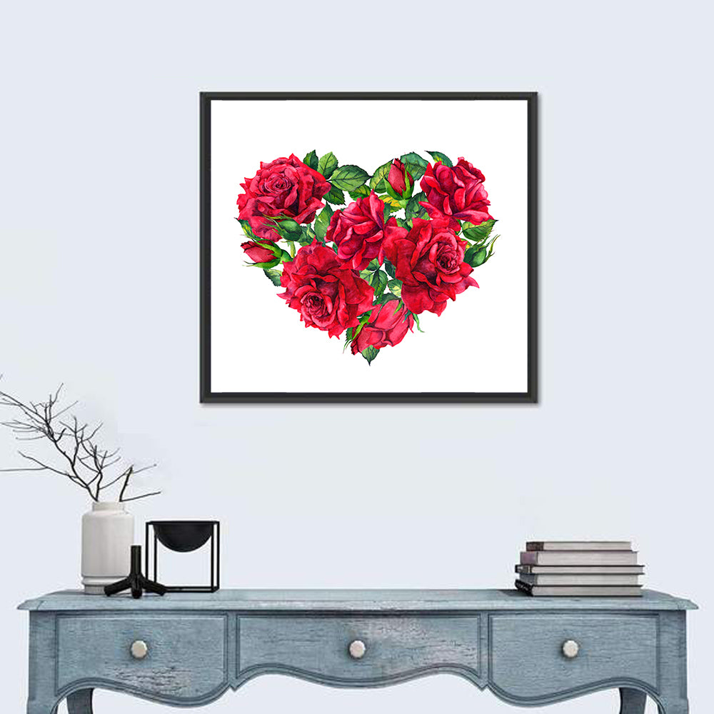 Floral Heart Wall Art
