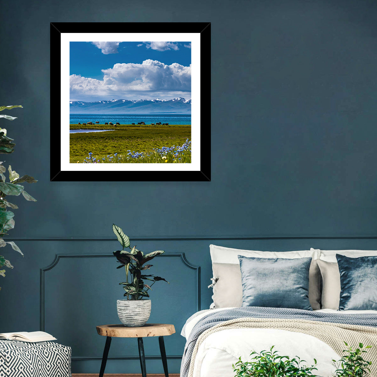 Song Kol Lakescape Wall Art