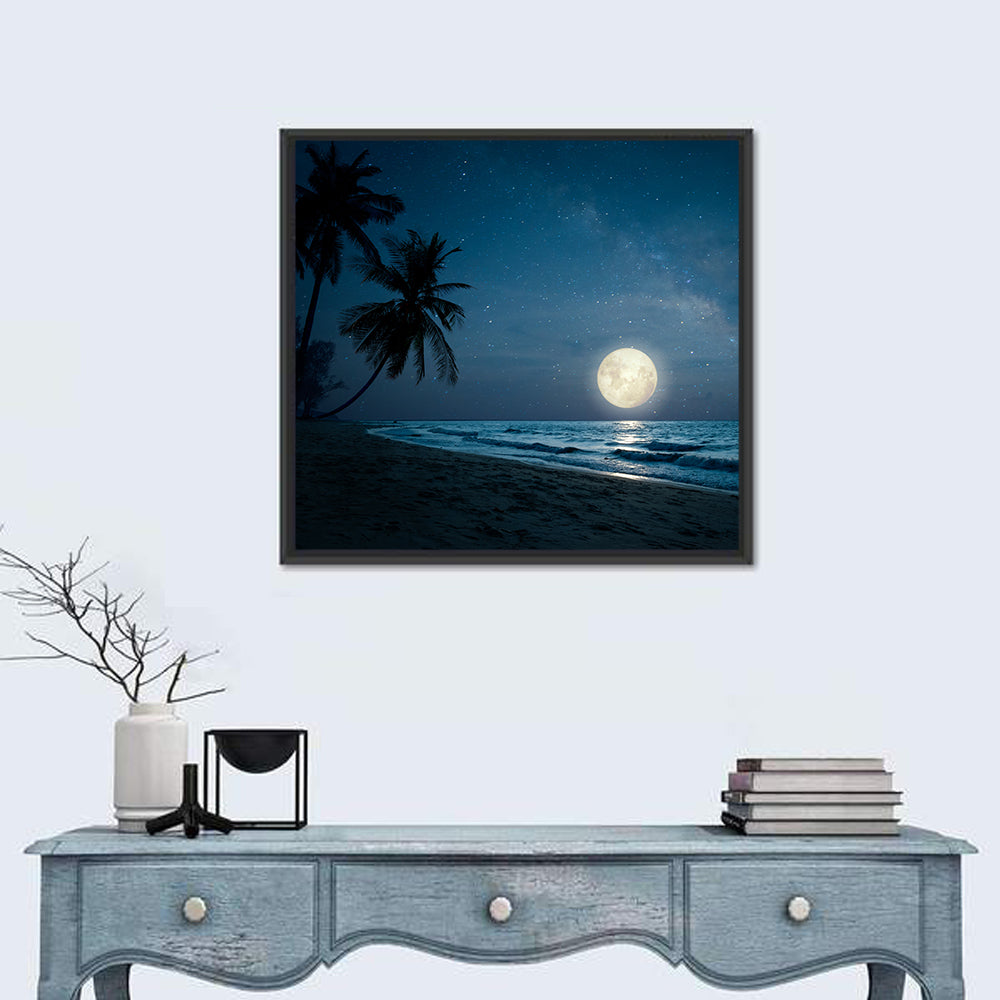 Palm Beach Moonset Wall Art
