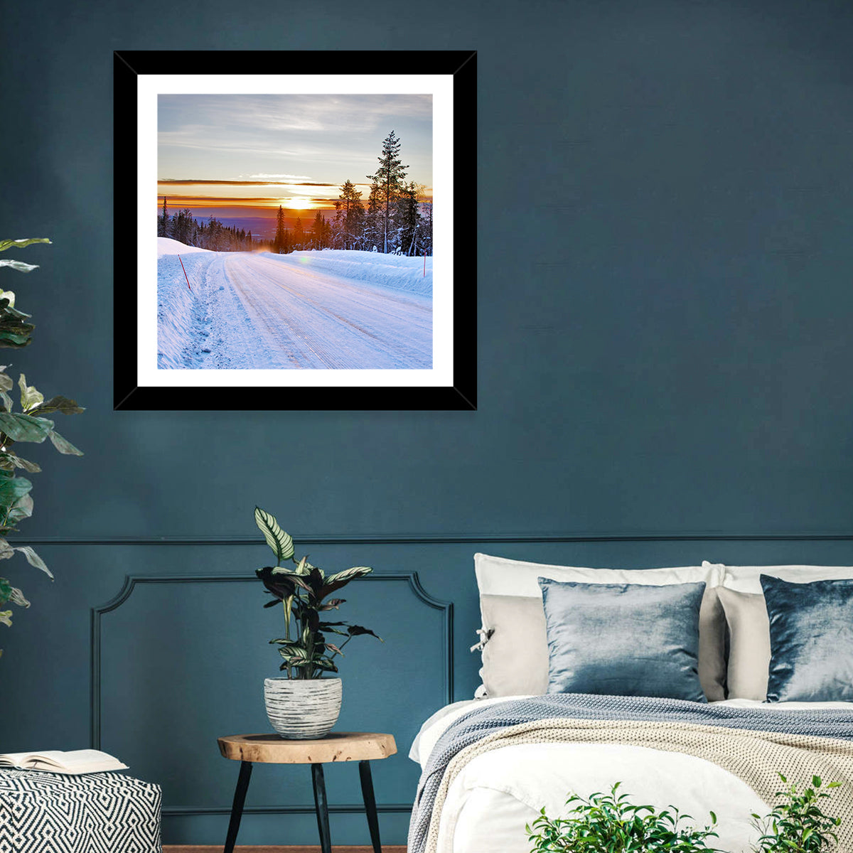 Winter Road Wall Art