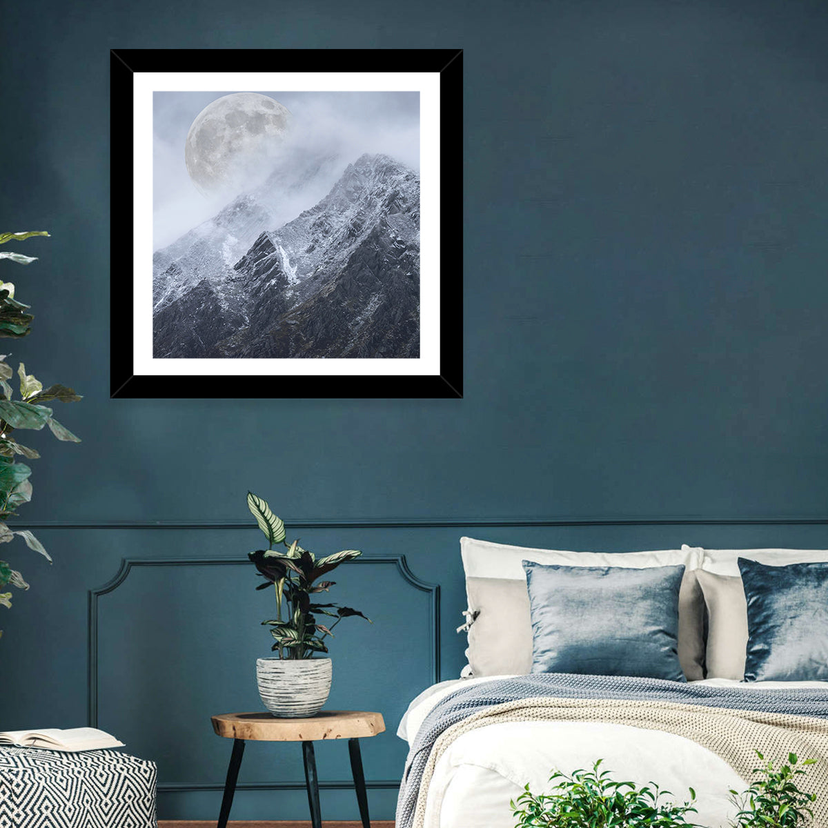 Moon & Mountains Wall Art