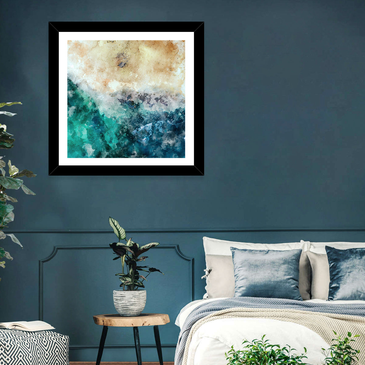 Ocean Beach Abstract Wall Art