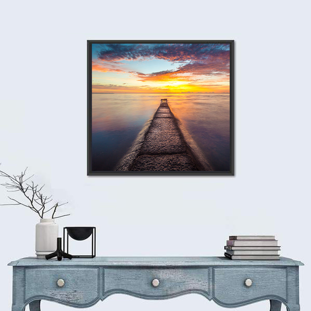 Sea Stone Pier Wall Art
