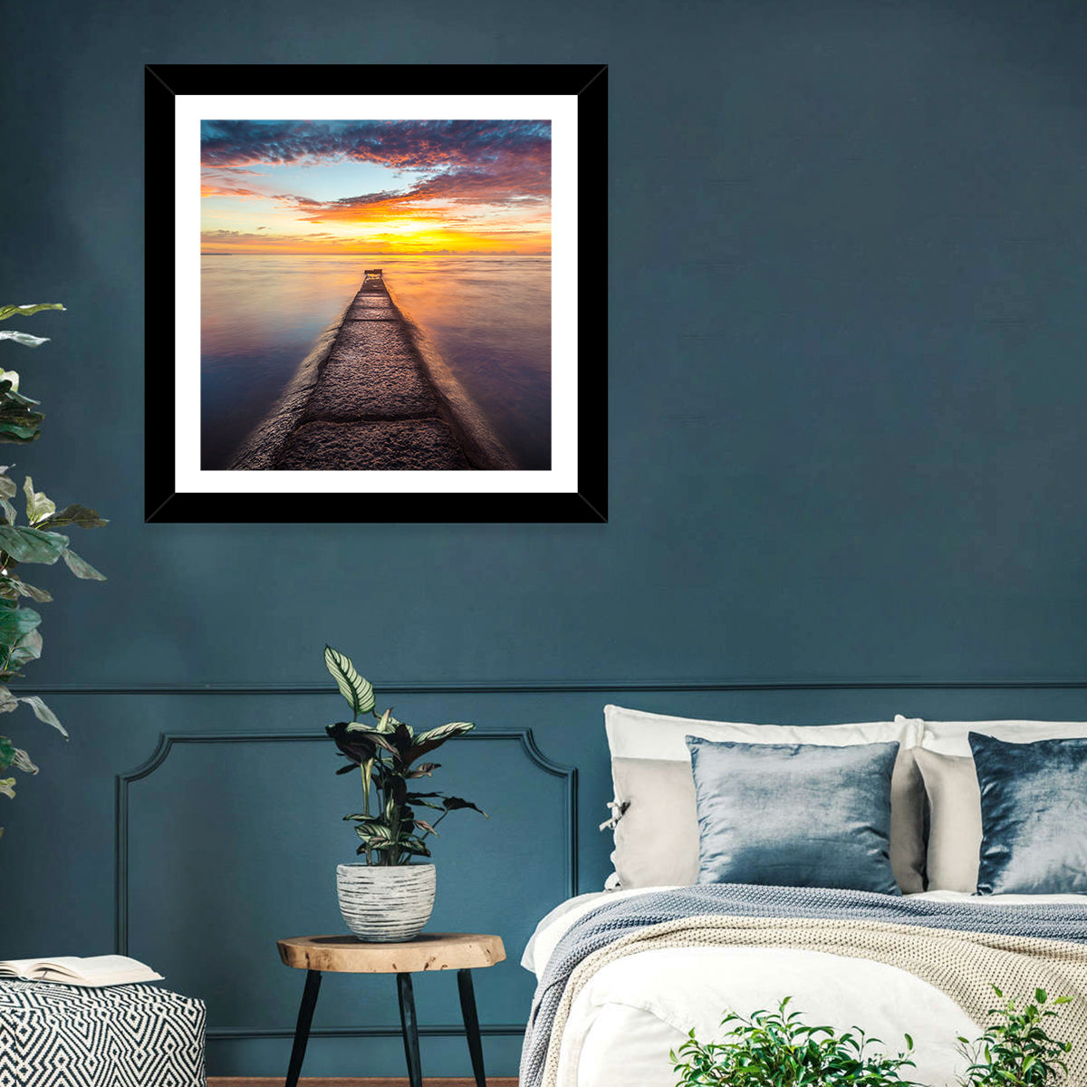 Sea Stone Pier Wall Art