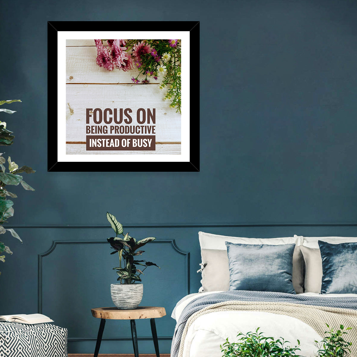 Focus On Being Productive Wall Art