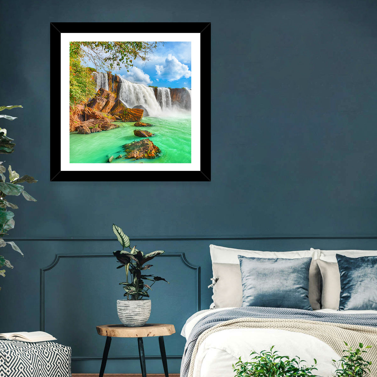 Dry Nur Waterfall Wall Art