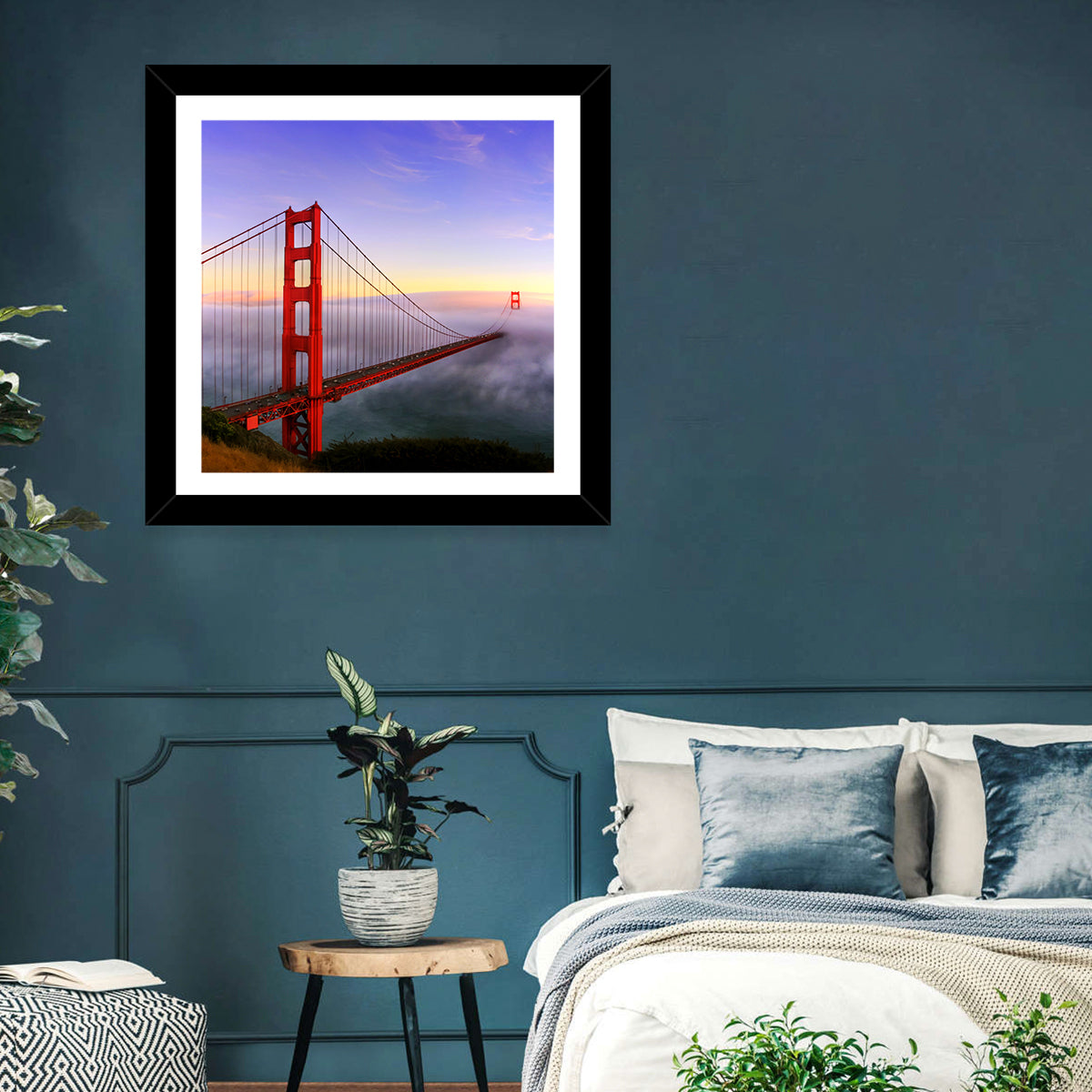Foggy Golden Gate Bridge Wall Art