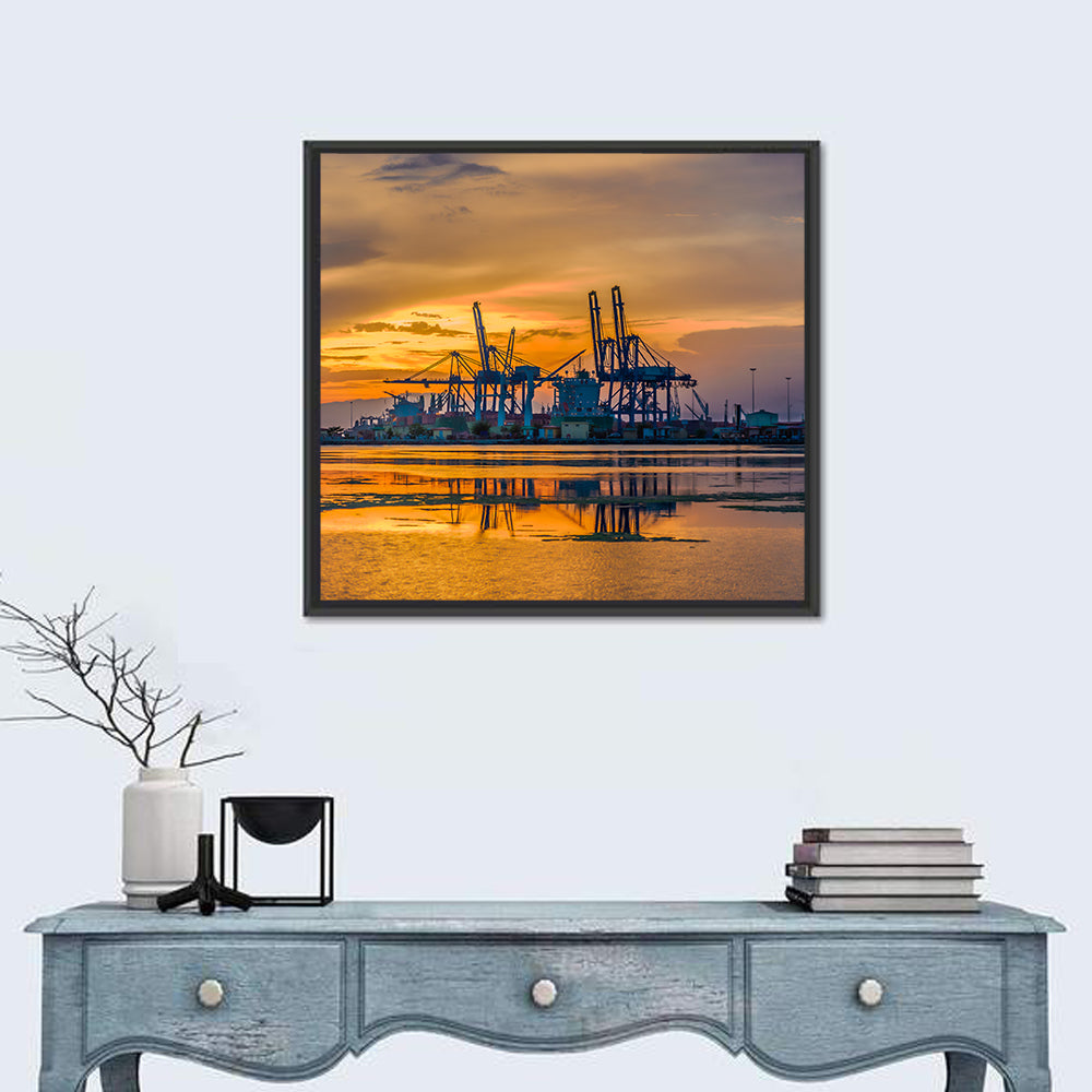 Djibouti Port Wall Art
