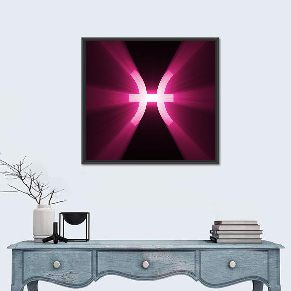 Pisces Symbol Wall Art