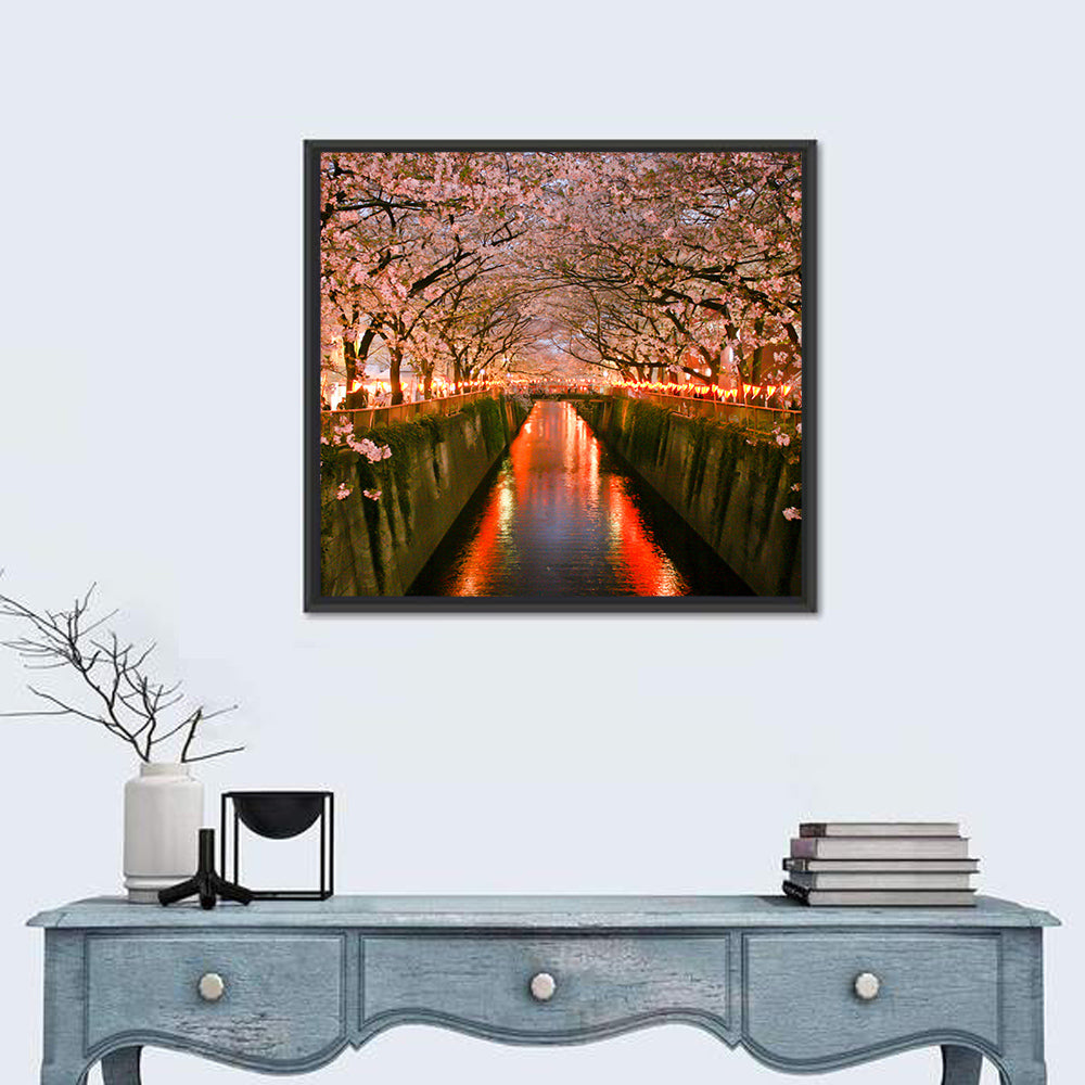 Meguro Cherry Blossom Wall Art
