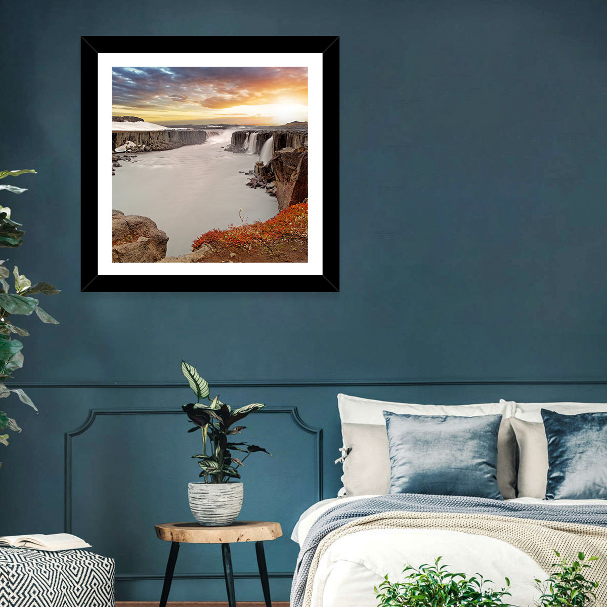 Selfoss Waterfall Wall Art