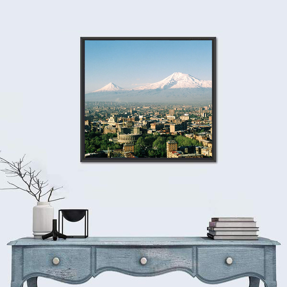 Mount Ararat From Yerevan Wall Art
