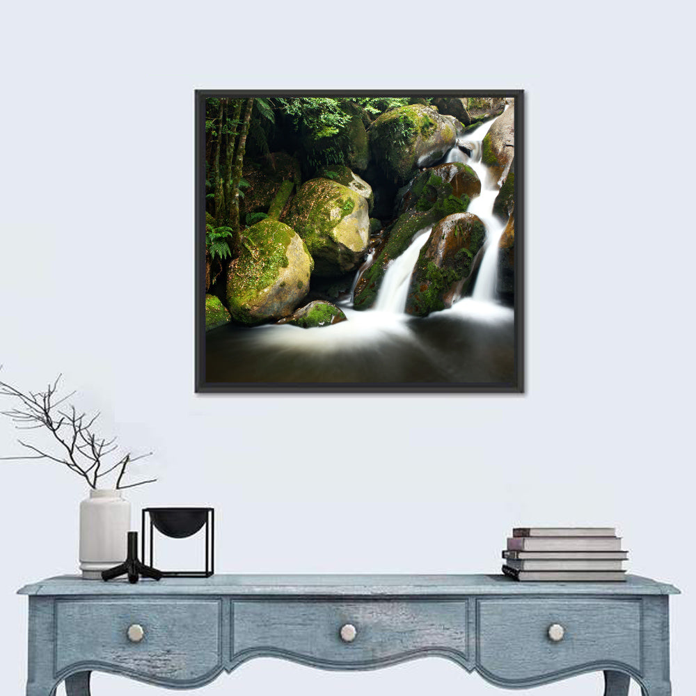 Rainforest Waterfall Wall Art