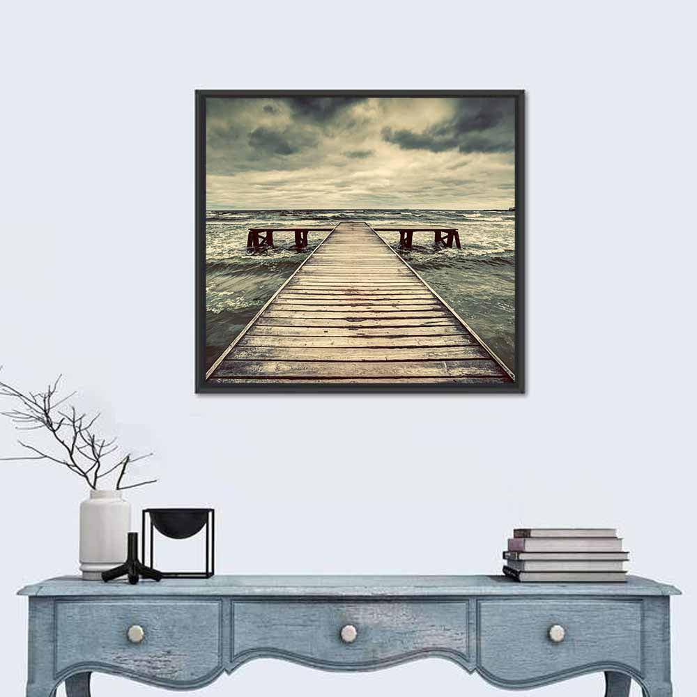 Old Wooden Jetty Wall Art