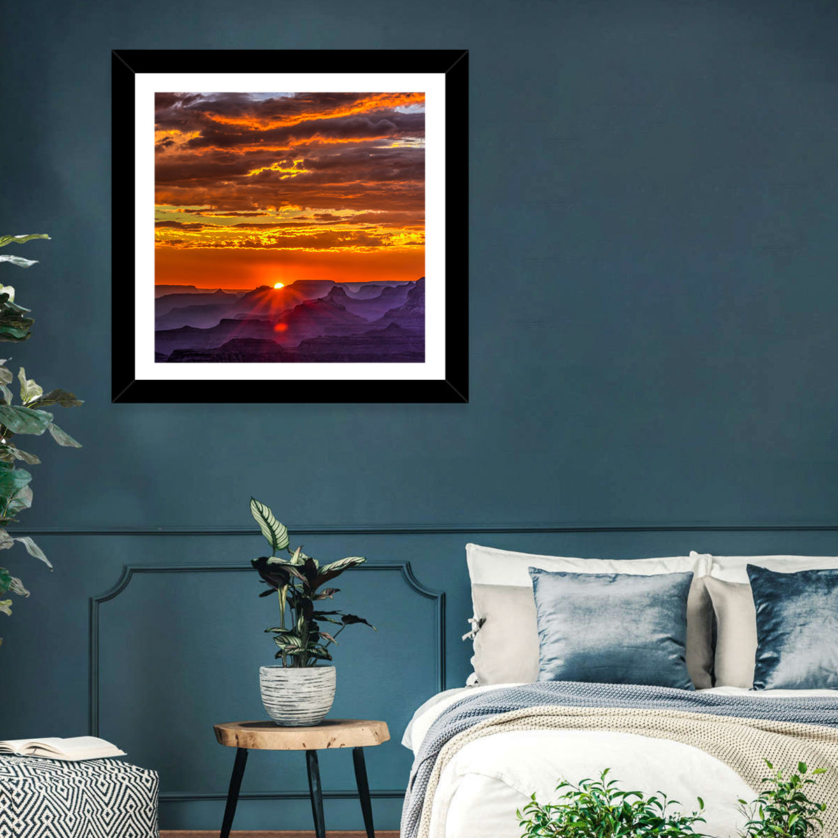 Lipan Point Golden Sunset Wall Art