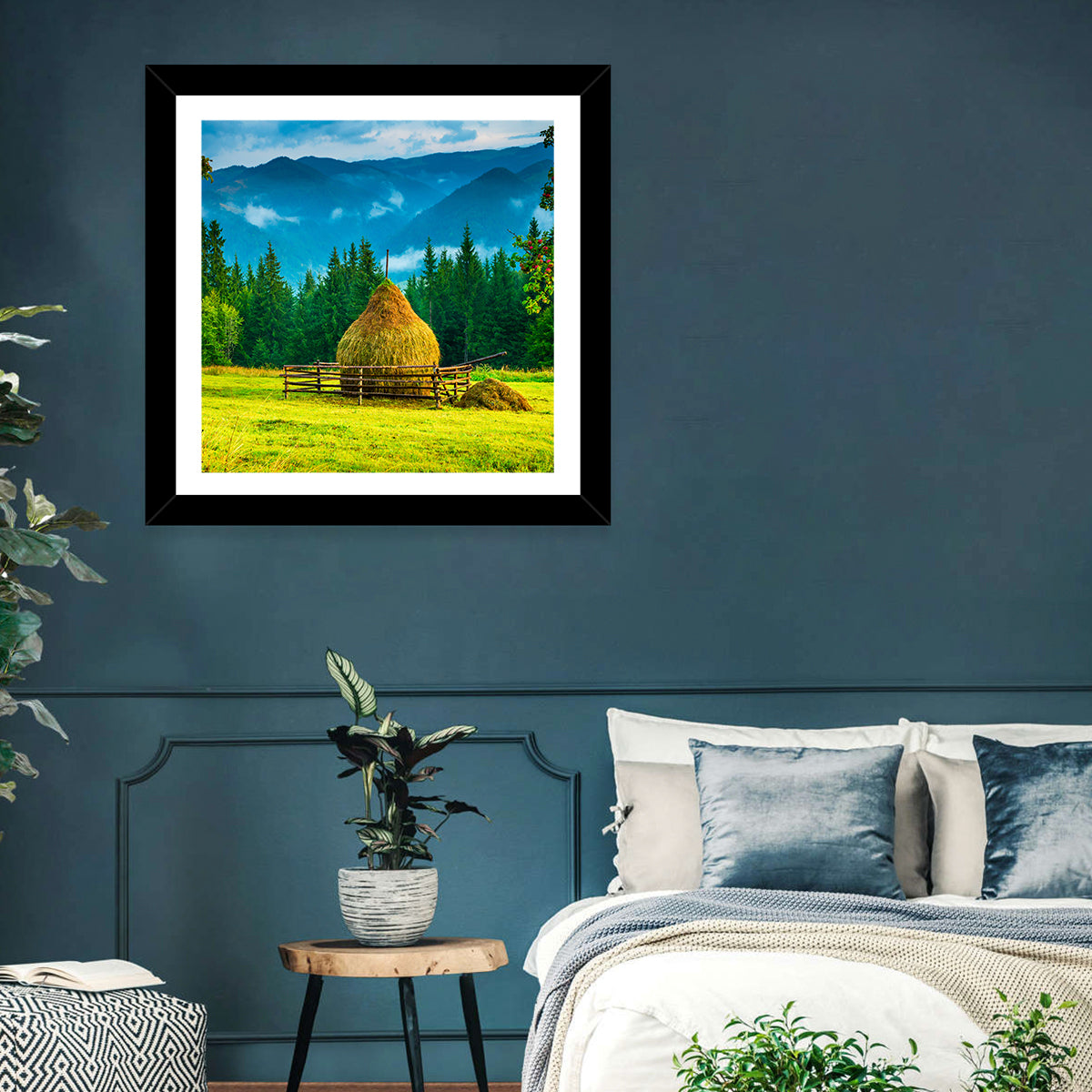 Mountain Haystack Wall Art